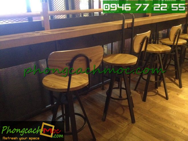 Bàn ghế gỗ phong cách Vintage, bàn ghế gỗ Vintage, bàn ghế gỗ phong cách cổ điển